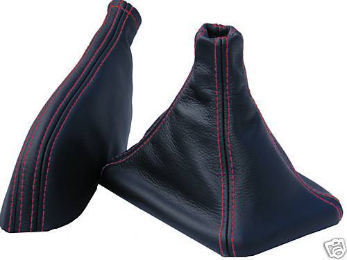 FITS TOYOTA MR2 MK2 RED STITCH GEAR HANDBRAKE GAITER NEW CUSTOM NEW MADE IN UK
