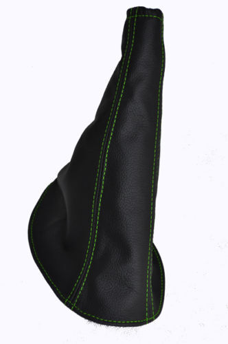 FITS FORD FIESTA MK2 MK3 HANDBRAKE GAITER LEATHER green CUSTOM NEW MADE IN UK