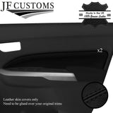 BLACK STITCH LEATHER 2X FRONT DOOR TRIM INSERTS FOR SUZUKI VITARA LY 15-20