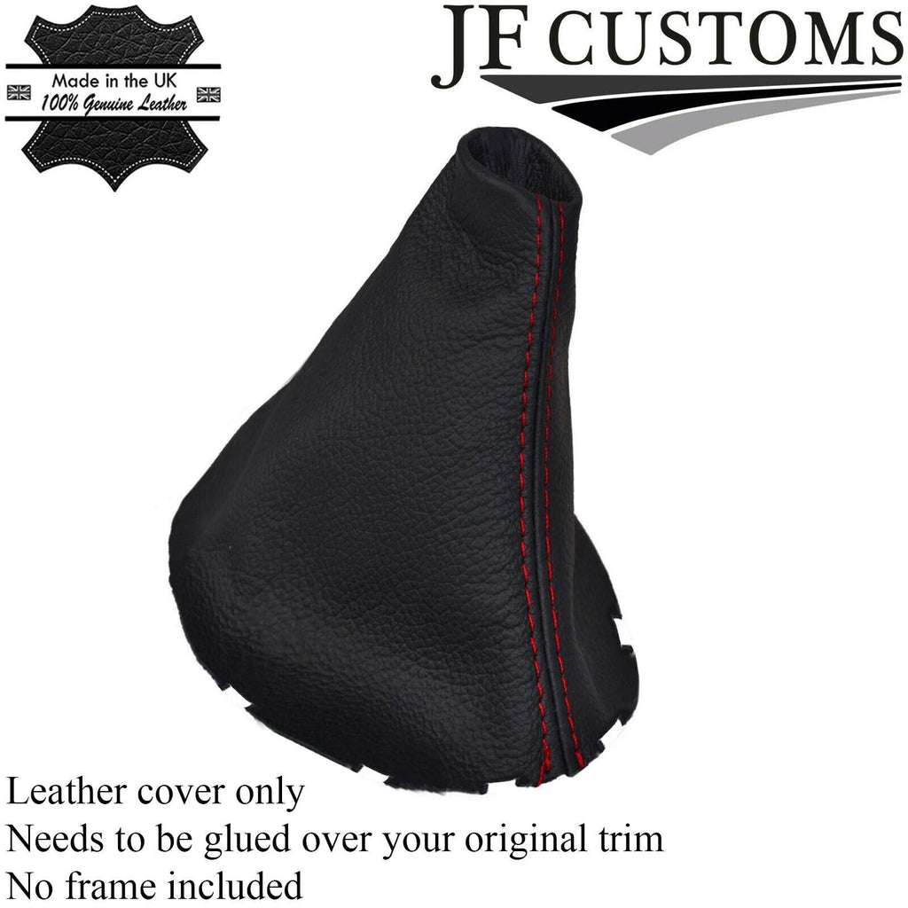 RED STITCH FOR TOYOTA COROLLA T SPORT 2002-2006 GENUINE LEATHER GEAR GAITER
