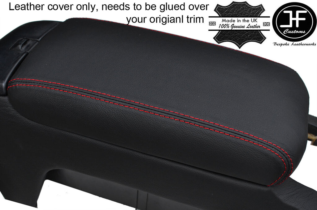 RED STITCHING ARMREST LID REAL LEATHER COVER FITS LEXUS SC 430 SC 2001-2010