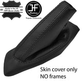 BLACK STITCH CARBON FIBER VINYL HANDBRAKE GAITER FITS PEUGEOT RCZ 09-16 STYLE 2