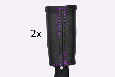 purple stitch FITS HONDA CIVIC & CIVIC TYPE R 01-05 2X FRONT SEAT BELT COVERS