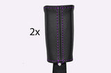 purple stitch FITS HONDA CIVIC & CIVIC TYPE R 01-05 2X FRONT SEAT BELT COVERS