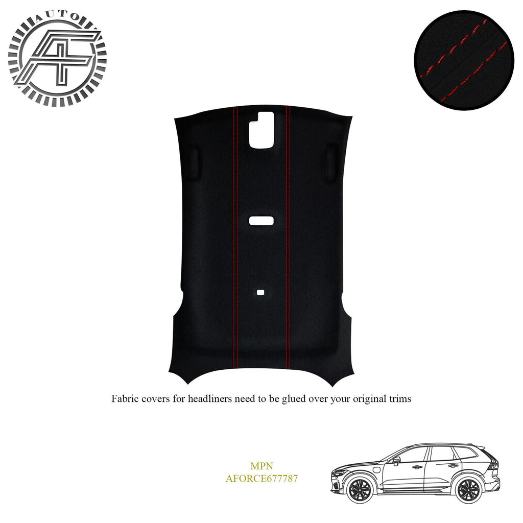 LUXE SUEDE HEADLINER COVER FITS VOLVO XC60 MK1 5 DOOR SUV 2008-2016 MADE IN UK