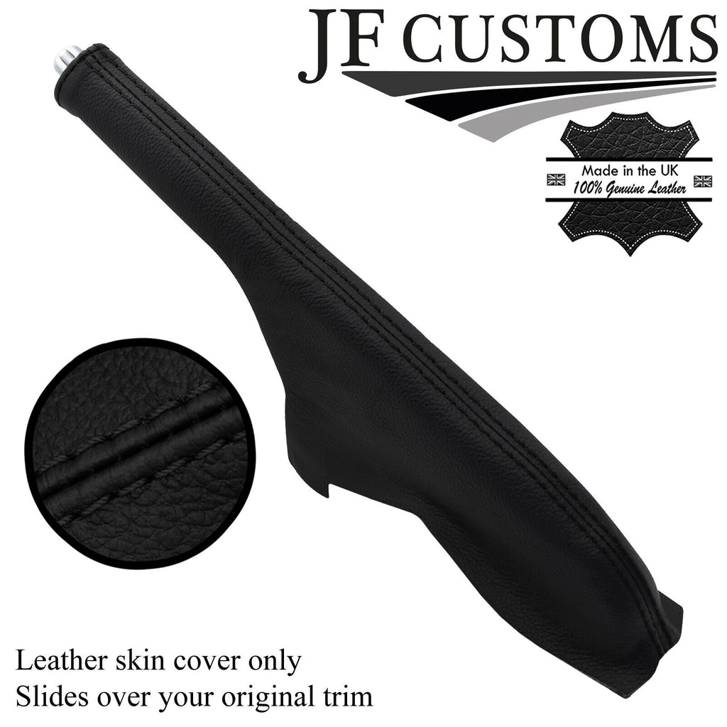 BLACK STITCH ITALIAN TOP-GRAIN LEATHER HANDBRAKE COVER FITS HONDA PRELUDE 92-96