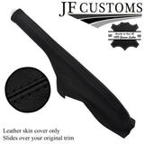 BLACK STITCH ITALIAN TOP-GRAIN LEATHER HANDBRAKE COVER FITS HONDA PRELUDE 92-96