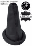 BLACK STITCH TOP GRAIN LEATHER MANUAL GEAR GAITER FITS CITROEN SAXO 1996-2004