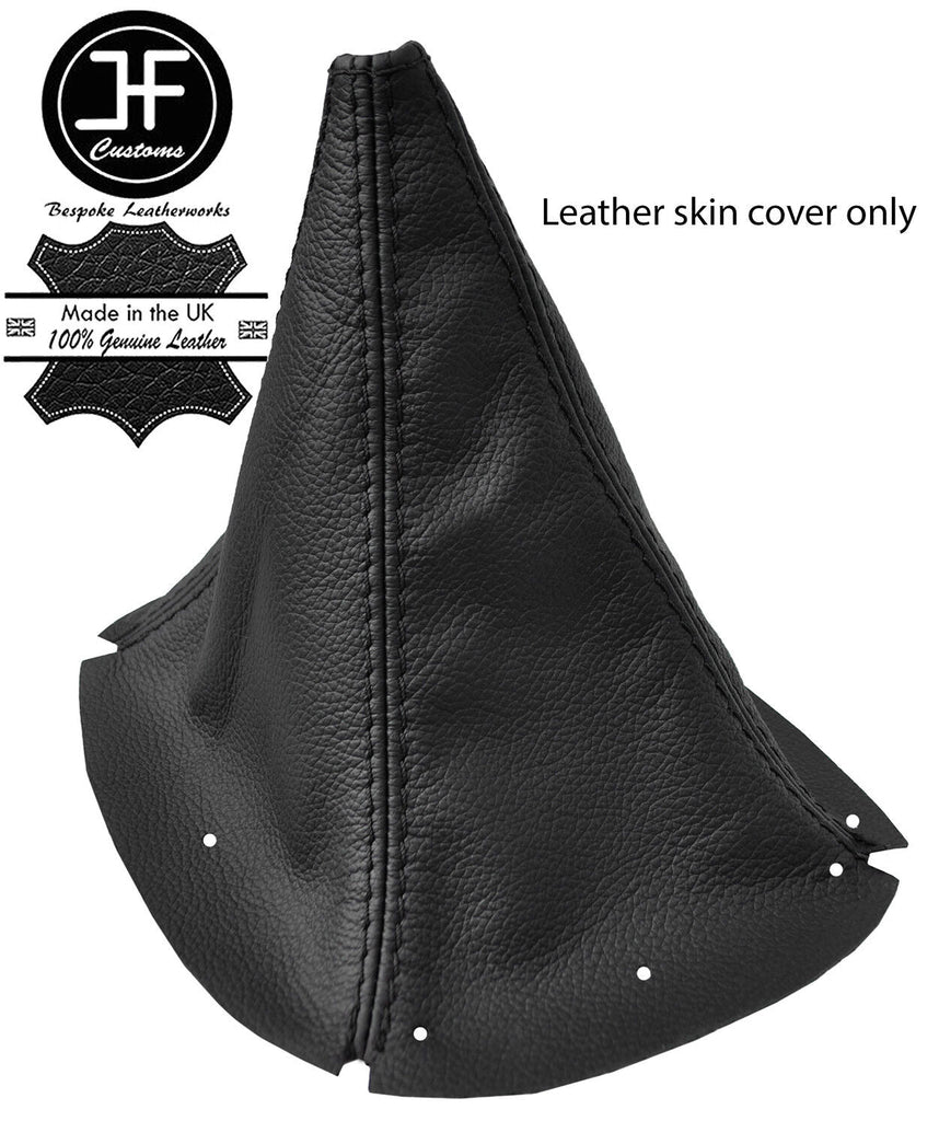 BLACK STITCH TOP GRAIN REAL LEATHER MANUAL GEAR GAITER FITS MAZDA MX3 1992-1998