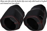 RED STITCH FITS TOYOTA SUPRA MK4 MKIV 93-98 STEERING WHEEL SHROUD COVER