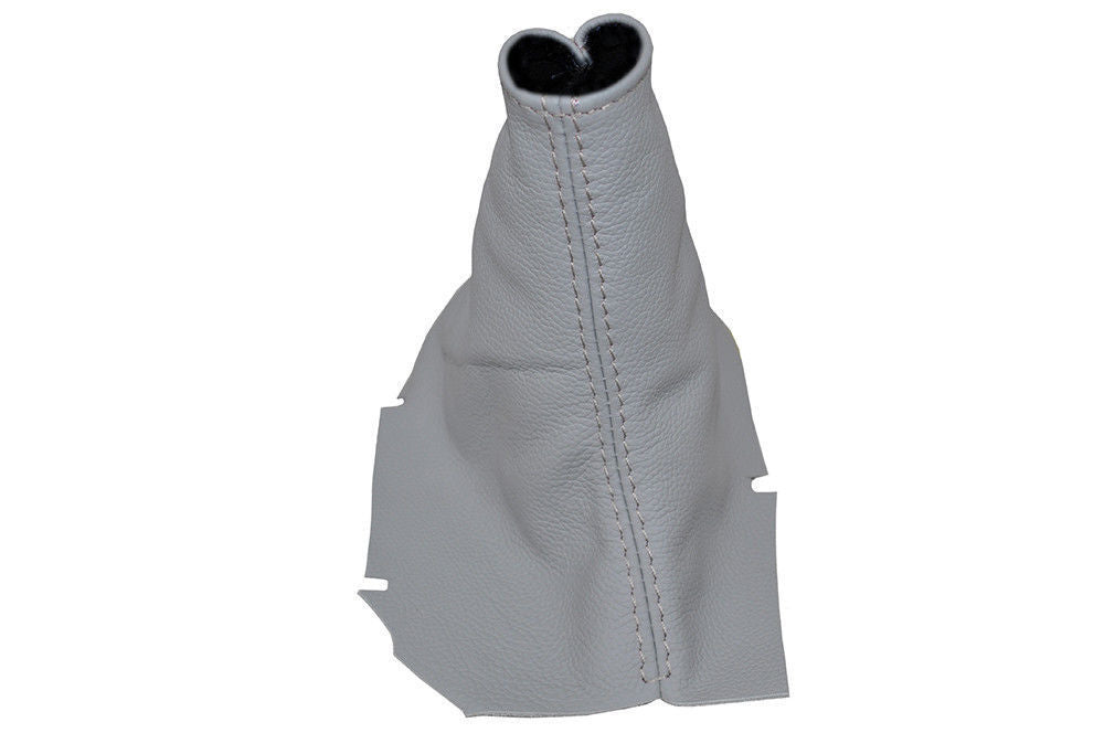 GREY STITCH FITS VOLVO S80 1998-2006 HANDBRAKE GAITER LIGHT GREY LEATHER