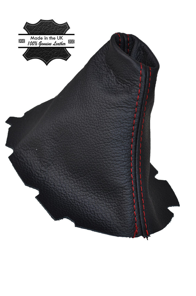 RED STITCHING FITS TOYOTA COROLLA VERSO 2004-2008 LEATHER GEAR GAITER CUSTOM NEW