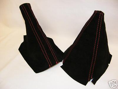 FITS HONDA CIVIC TYPE R/INTEGRA GAITERS  SUEDE BLACK NEW CUSTOM NEW MADE IN UK