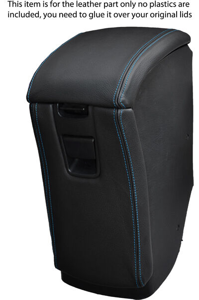 blue stitch FITS TOYOTA MR2 MK2 1989-2000 ARMREST&STORAGE BOX LID COVERS LEATHER