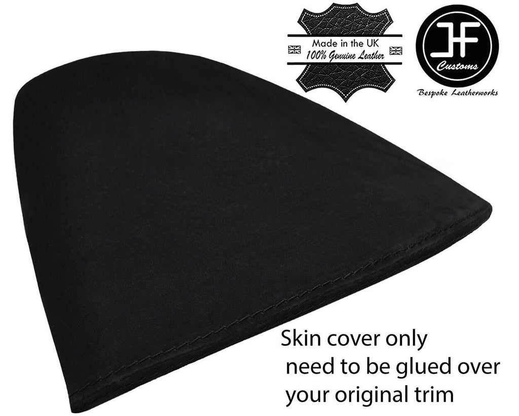 BLACK STITCH SPEEDO CLUSTER HOOD SUEDE COVER FOR TOYOTA GT86 SUBARU BRZ 12-17