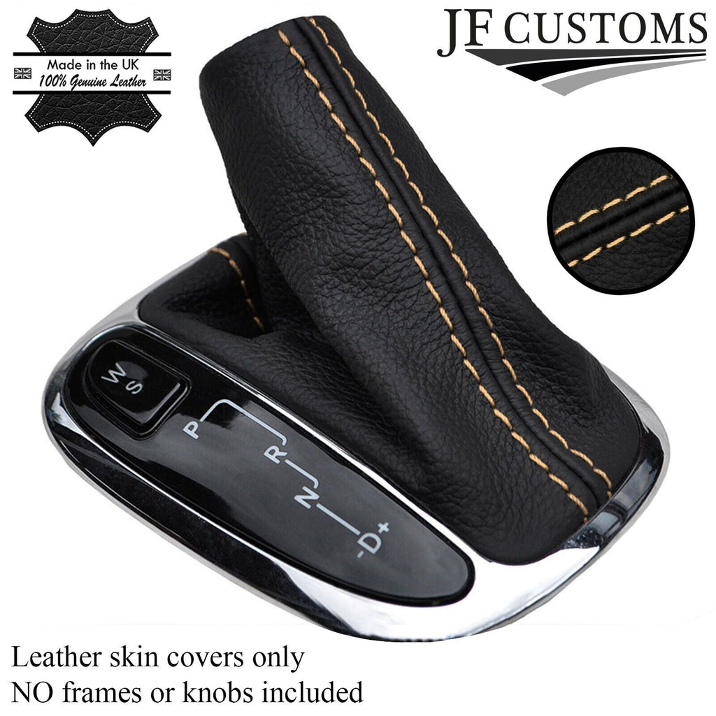 CREAM STITCH FITS MERCEDES C CLASS W203 AUTO AUTOMATIC GEAR SHIFT BOOT 2000-2003
