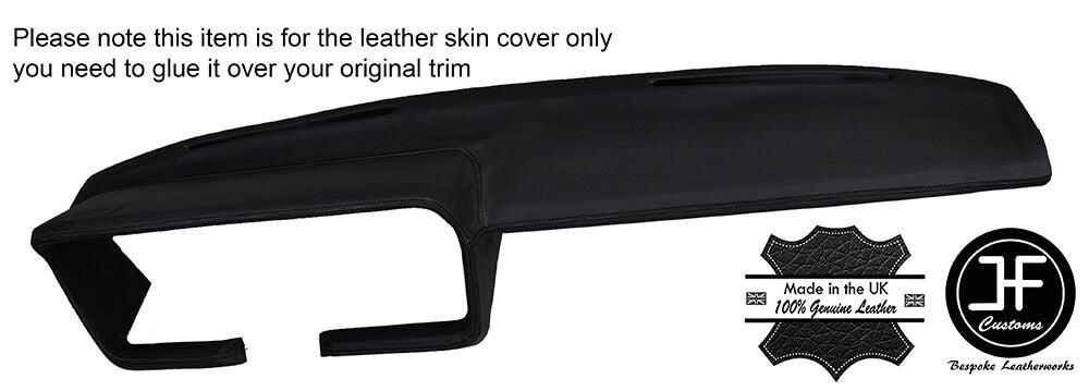 BLACK STITCHING DASH DASHBOARD LEATHER COVER FITS LINCOLN CONTINENTAL 1967