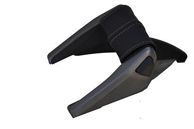 FITS VAXHALL ZAFIRA B 05+ grey stitch LEATHER HANDBRAKE GAITER COVER CUSTOM NEW