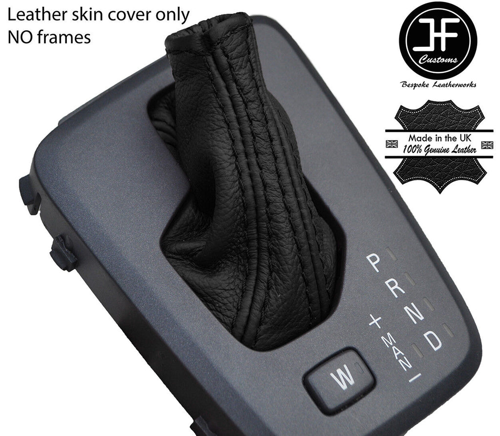 BLACK TOP GRAIN REAL LEATHER AUTOMATIC GEAR GAITER FITS VOLVO V70 XC70 04-07