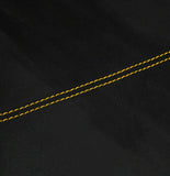 YELLOW STITCHING REAL SUEDE MANUAL GEAR GAITER FOR AUDI A4 B8 2008-2015