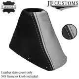 BLACK GREY FITS HOLDEN COMMODORE VY VZ SS HSV 02-06 AUTOMATIC LEATHER GEAR BOOT