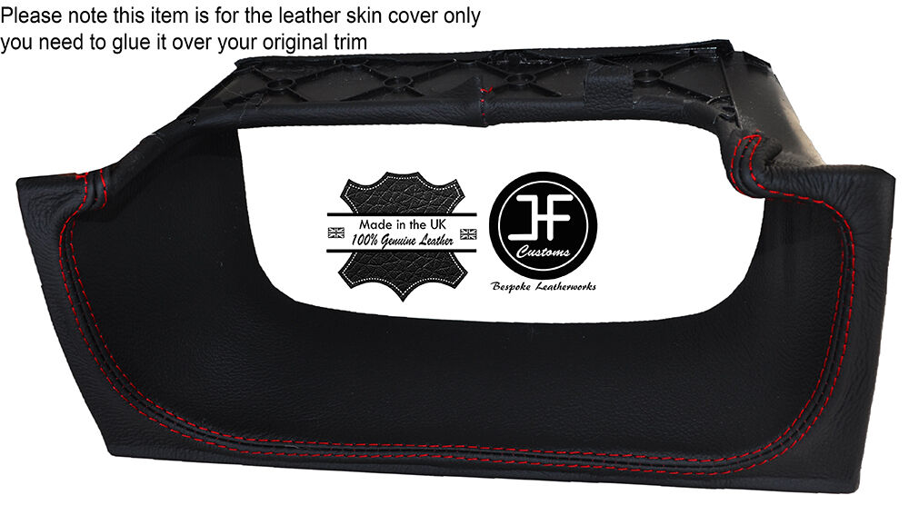 RED STITCHING SPEEDO SURROUND LEATHER COVER FITS VW GOLF MK3 JETTA 91-98