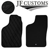 BLACK DIAMOND VINYL 4X TAILORED FLOOR CARPETS FOR SAAB 900 CONVERTIBLE 94-98 JF1