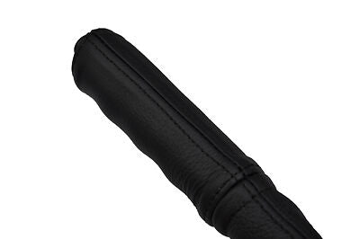 black stitch FITS LONDON TAXI LTI TX2 LEATHER HANDBRAKE HANDLE COVER CUSTOM NEW