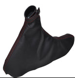 RED STITCH  FITS ALFA ROMEO GTV SPIDER 1998-2005 LEATHER HANDBRAKE GAITER