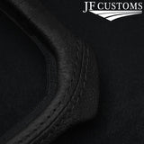 BLACK LEATHER GEAR GAITER+SURROUND COVER+PLASTIC FRAMES FOR JEEP RENEGADE 14-19