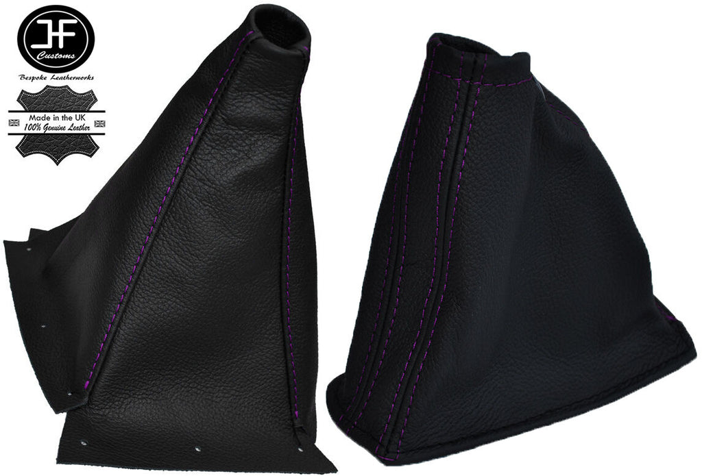 PURPLE STITCH FITS NISSAN SKYLINE R33 GTS GTR GTST 1993-1998 GAITERS LEATHER