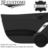 BLACK STITCHING LEATHER 2X FRONT DOOR ARMREST COVERS FITS FIAT 124 SPIDER 16-20
