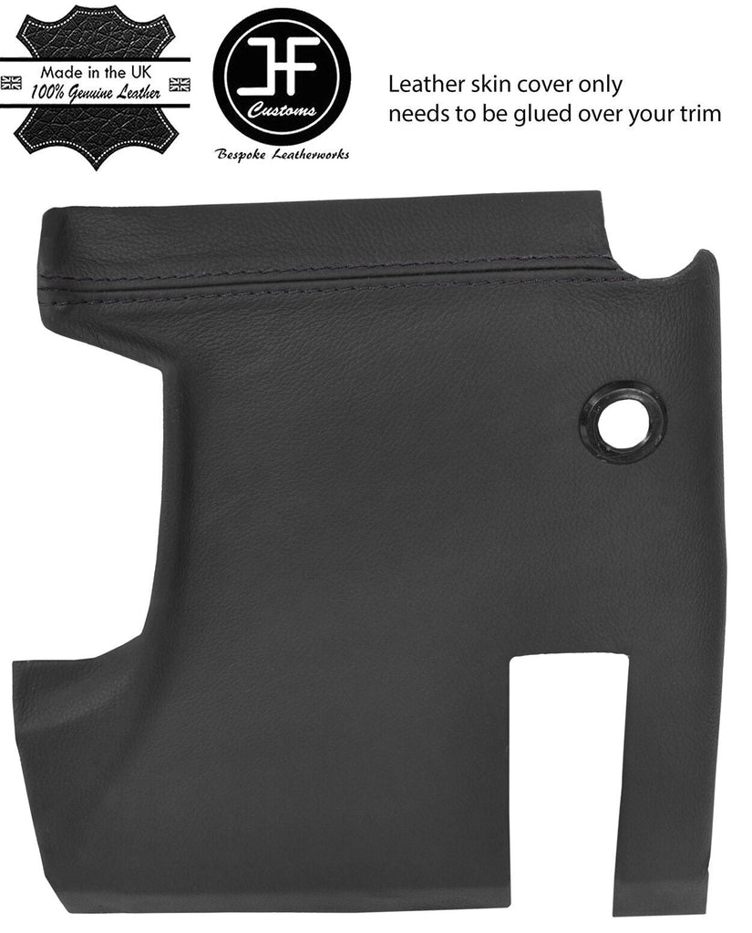 BLACK STITCH DRIVER SIDE UNDER DASH TRIM LEATHER COVER FITS FORD CAPRI MK2 MK3