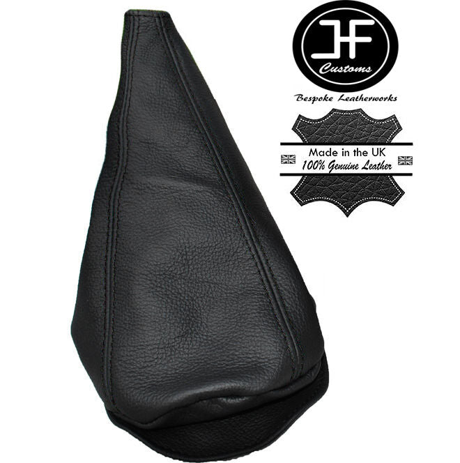 BLACK STITCH LEATHER FITS MINI COOPER CLASSIC UP TO 2000 YEAR GEAR GAITER