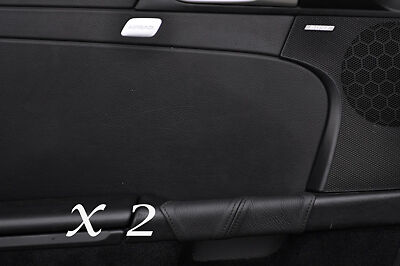 BLACK STITCH FITS PORSCHE BOXSTER 987 & CAYMAN 05-12 2X DOOR HANDLE COVERS