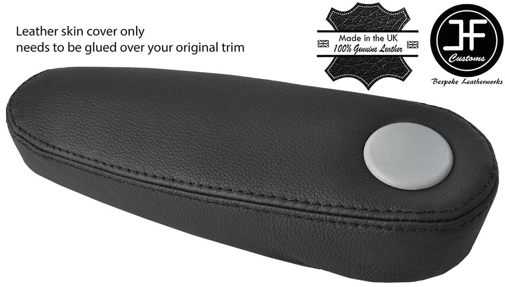 BLACK STITCH DRIVER SIDE SEAT ARMREST LEATHER COVER FITS LEXUS RX400 H 04-09