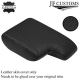UV PRINTED BLACK TOP-GRAIN LEATHER ARMREST COVER FOR BMW 3 SERIES E36 91-99 UV1
