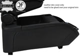 BLACK STITCH CENTRE CONSOLE TRIM REAL LEATHER COVER FOR BMW I3 2013-2019