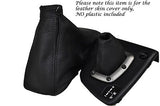BLACK STITCH FITS ALFA ROMEO 156 SELESPEED LEATHER GEAR & HANDBRAKE GAITERS ONLY