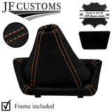 BEIGE STITCH LEATHER GEAR COVER+PLASTIC FRAME FITS MERCEDES SPRINTER W907 18-21