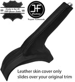 BLACK & BLACK STRIPE REAL LEATHER HANDBRAKE GAITER FOR FORD MONDEO MK3 01-06