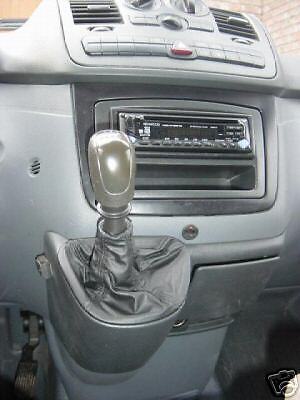 FITS MERCEDES VITO BLACK GEAR GENUINE LEATHER NEW 2004-2008 CUSTOM NEW