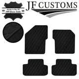 GREY DIAMOND STITCH VINYL 4X TAILORED FLOOR MAT CARPETS FOR ALFA 147 01-10