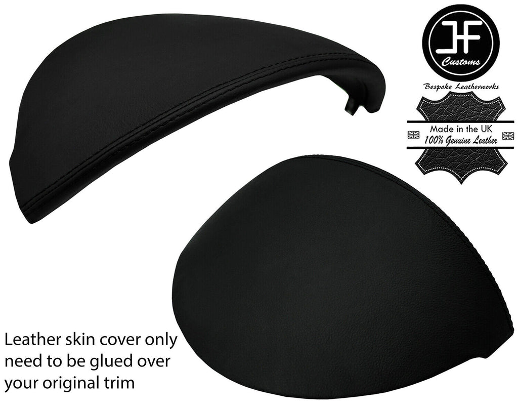 BLACK STITCH SPEEDO HOOD INSTRUMENT REAL LEATHER COVER FITS MAZDA MX5 MK3 05-15