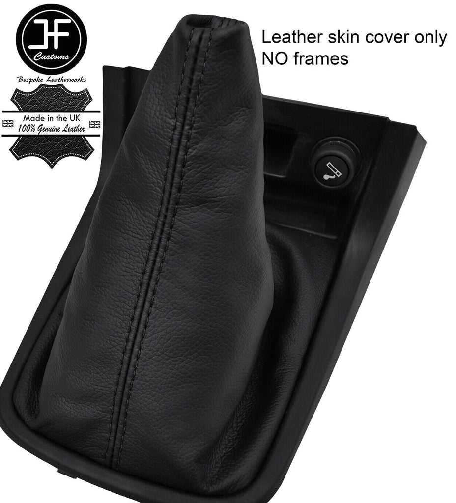 BLACK STITCH REAL LEATHER MANUAL GEAR GAITER FITS ISUZU D MAX D-MAX KING 12-19