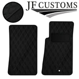 D GREY DIAMOND VINYL 2X TAILORED FLOOR CARPETS FOR MAZDA MX5 MK2 98-05 JF1