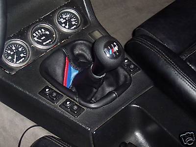 FITS BMW E30 E36 E34 E46 Z3 TRI STRIPES GEAR GAITER-GENUINE LEATHER CUSTOM NEW