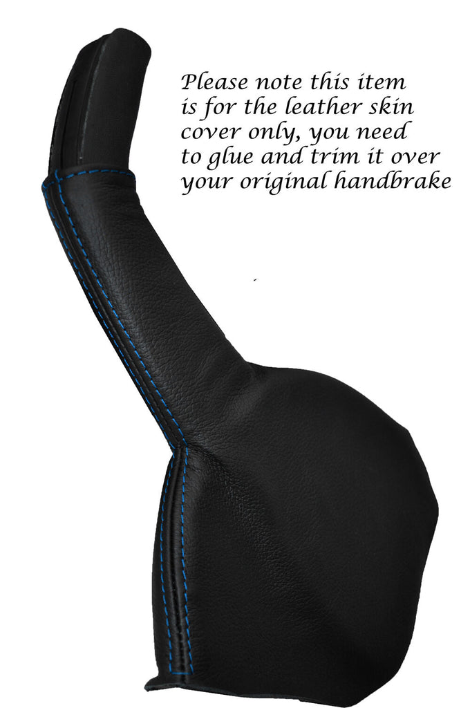 BLUE STITCH LEATHER HANDBRAKE BOOT FITS HOLDEN COMMODORE VY VZ 2002-2006