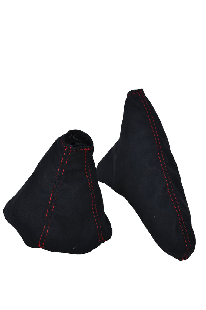 RED STITCH FITS TOYOTA SUPRA MKIV MK4 1993-2002 PU SUEDE GEAR HANDBRAKE