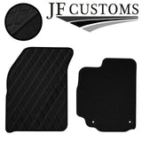 GREY DIAMOND STITCH VINYL 4X TAILORED FLOOR CARPETS FOR SUZUKI SX4 MK1 06-13 JF1